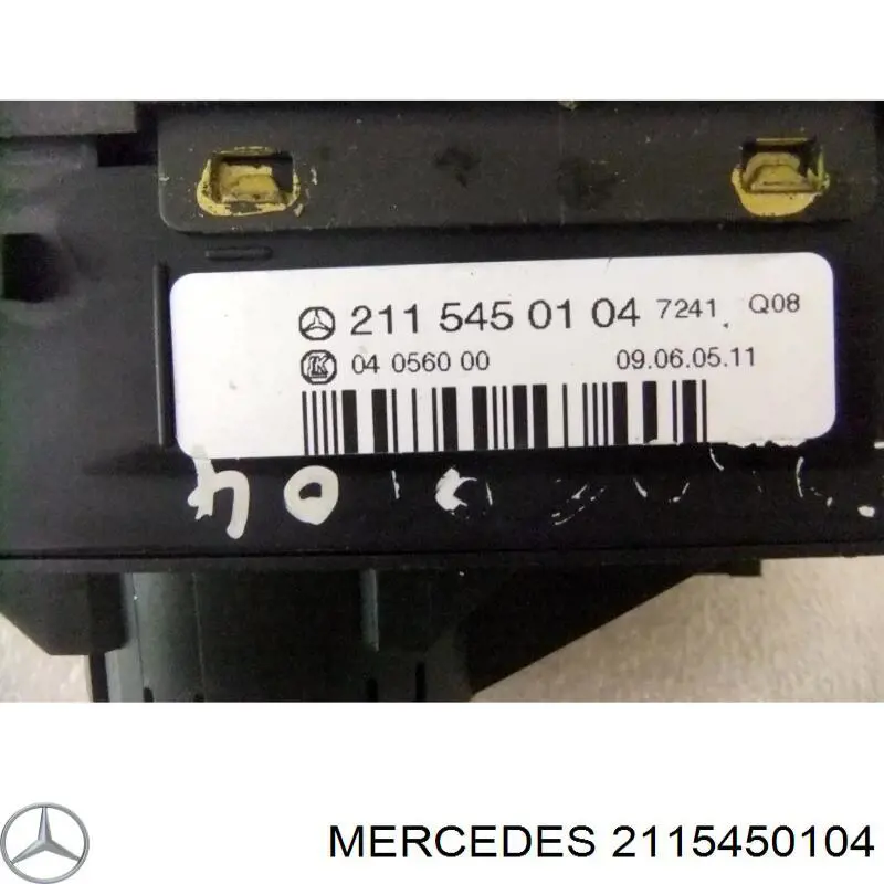 Comutador das luzes no "painel de instrumentos" 2115450104 Mercedes