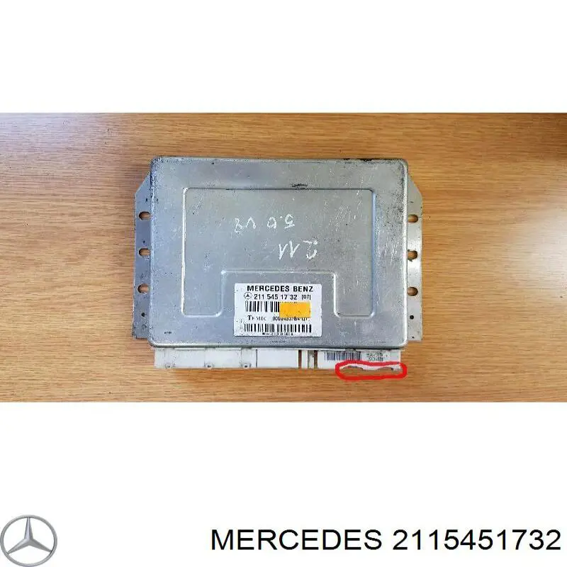 2115451732 Mercedes Unidade de controlo de suspensão pneumática