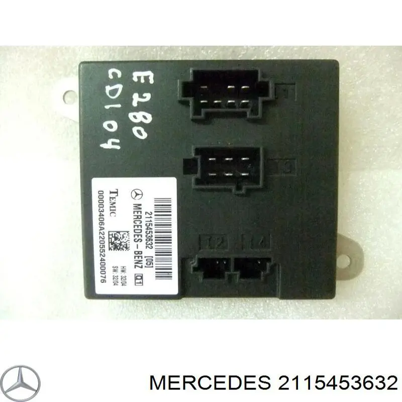 2115453632 Mercedes Unidade de controlo de sinais SAM