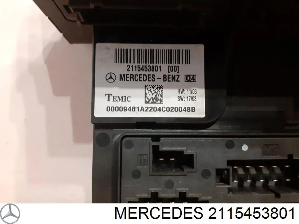 Unidade de dispositivos de segurança Mercedes 2115453801 preço, a partir de 178,77 USD