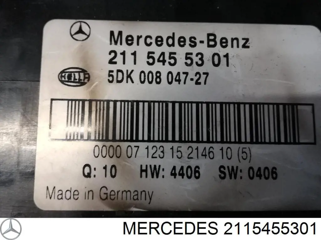 Unidade de controlo de sinais SAM Mercedes 2115455301 preço, a partir de 166,85 USD