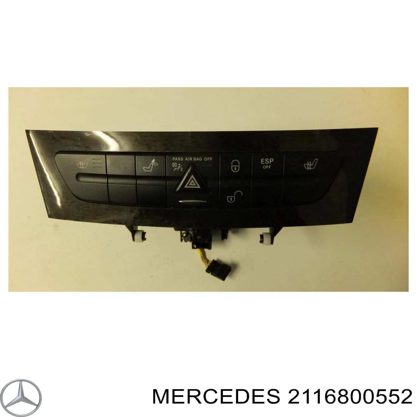 Botão de ativação do sinal de emergência Mercedes 2116800552 preço, a partir de 49,46 USD