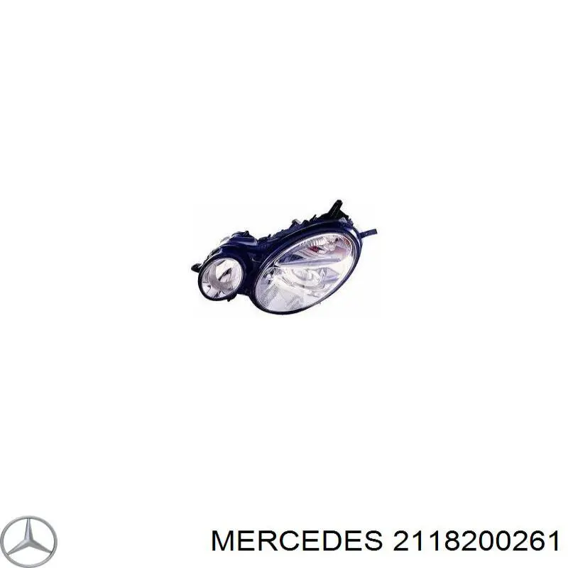2118200261 Mercedes Luz direita