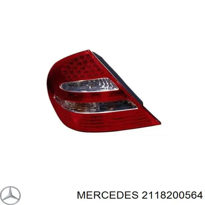 2118200564 Mercedes Lanterna traseira esquerda