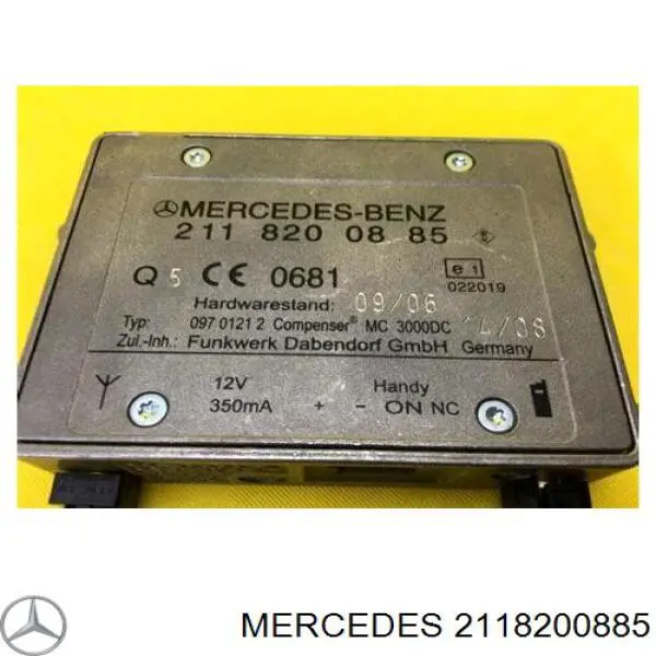 2118200885 Mercedes Reforçador do sinal de antena