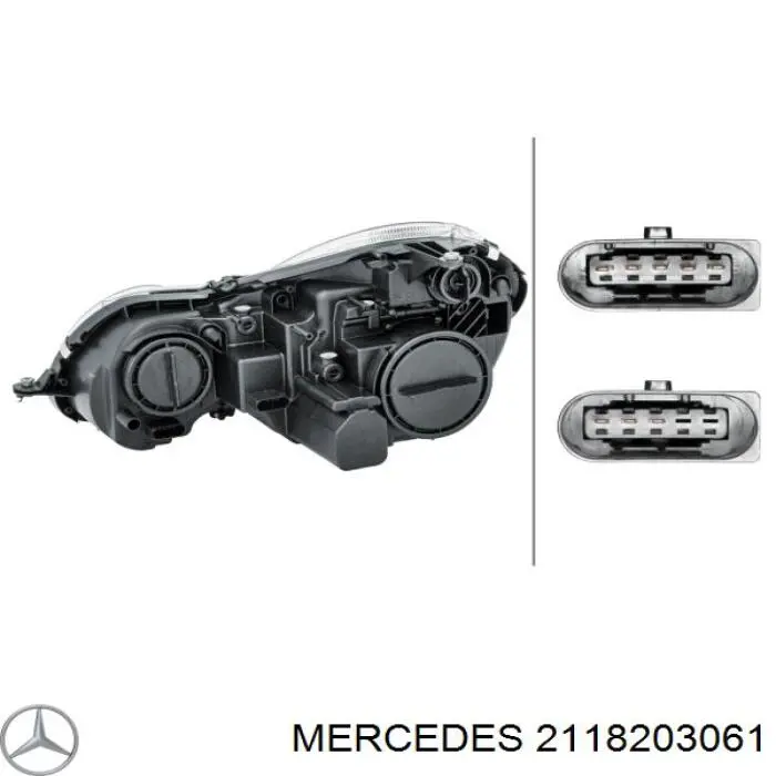 Luz direita Mercedes 2118203061 preço, a partir de 230,48 USD