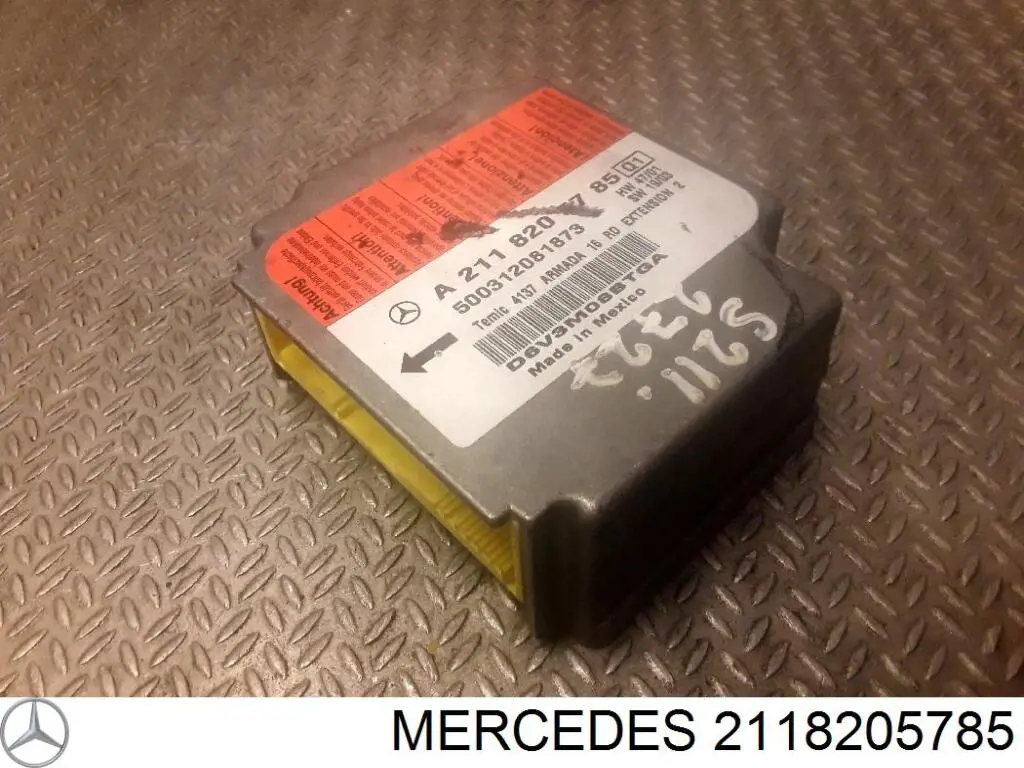 Módulo processador de controlo da bolsa de ar (Centralina eletrônica AIRBAG) Mercedes 2118209485 preço, a partir de 64,70 USD