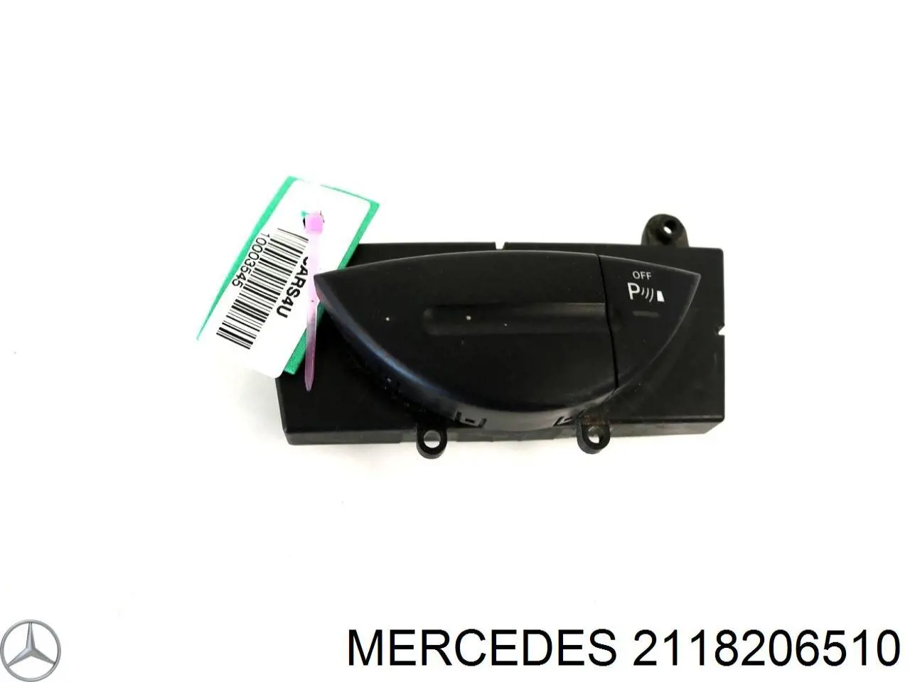 Bloco de botões do console central 2118206510 Mercedes