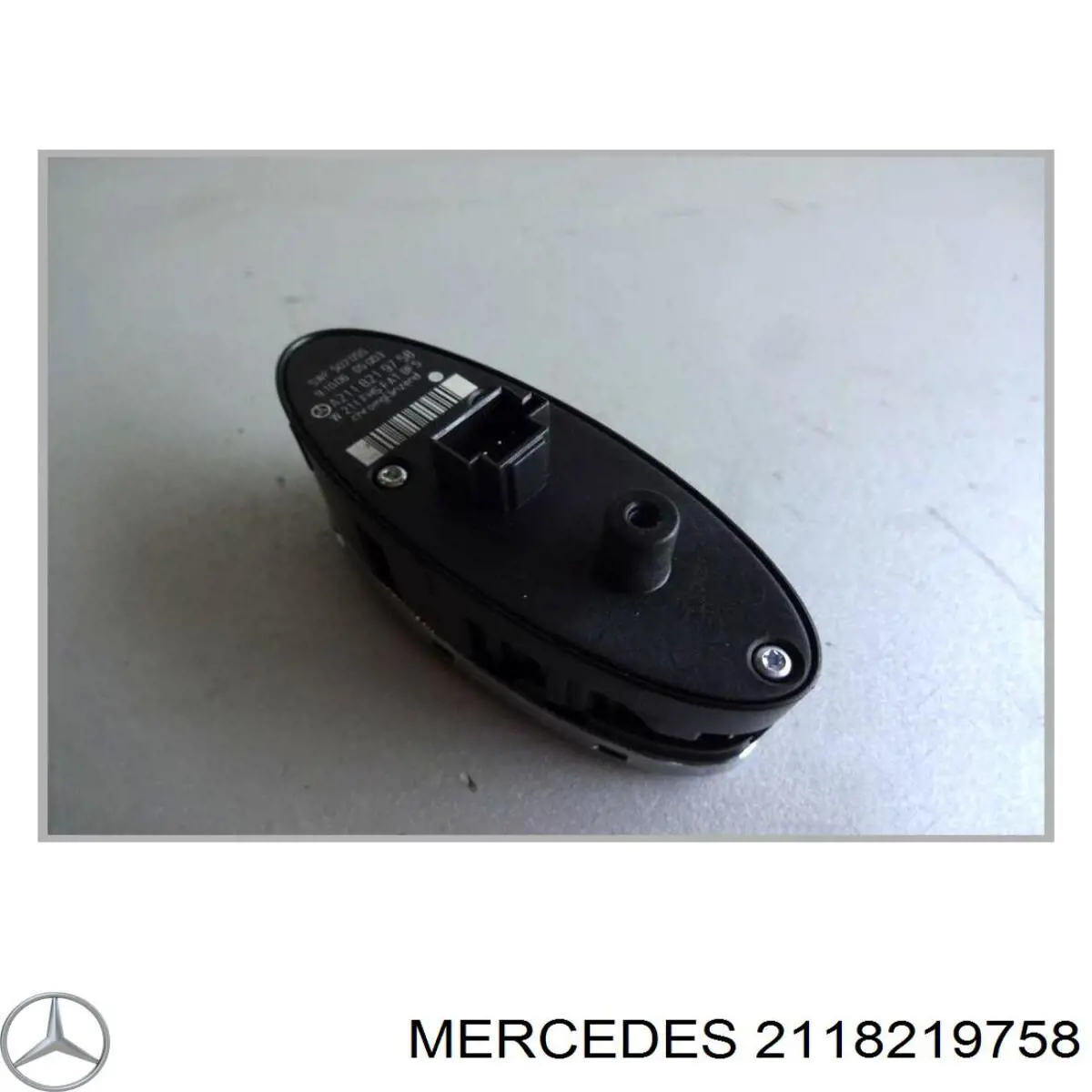 Unidade de botões dianteira direita de controlo de elevador de vidro A2118219758 Mercedes