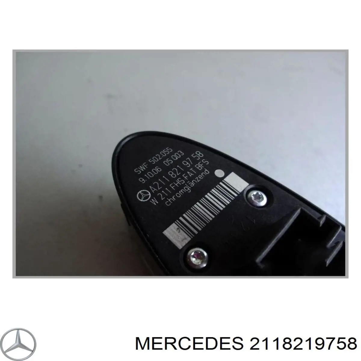A2118219758 Mercedes Unidade de botões dianteira direita de controlo de elevador de vidro