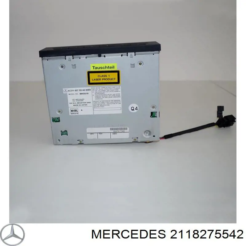 A211870539080 Mercedes Aparelhagem de som (rádio AM/FM)