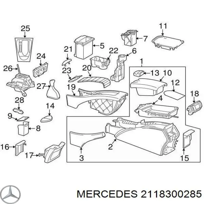 Unidade de controlo dos modos de aquecimento/condicionamento Mercedes 2118300285 preço, a partir de 88,69 USD