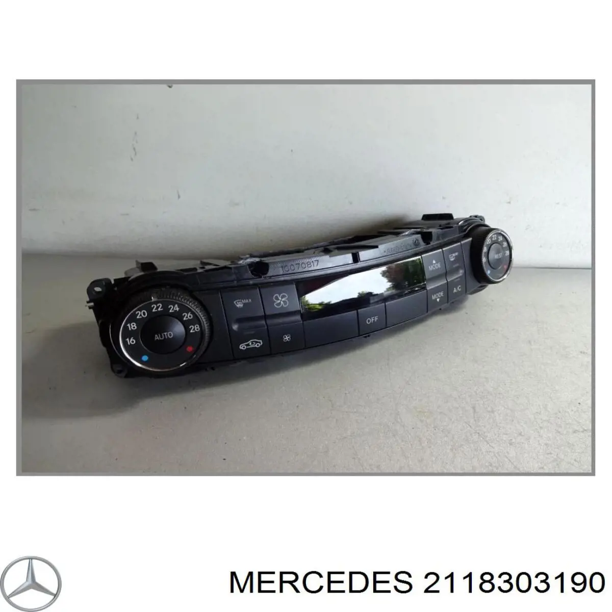 2118302090 Mercedes Unidade de controlo dos modos de aquecimento/condicionamento