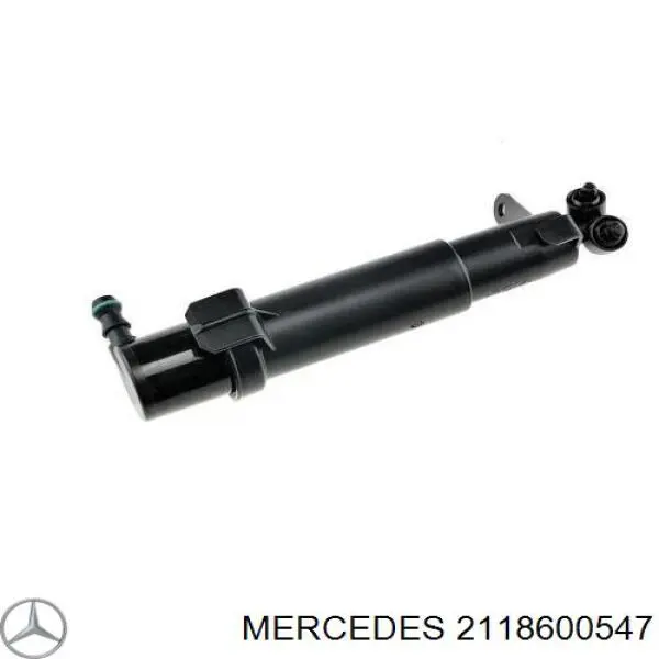 2118600547 Mercedes Injetor de fluido para lavador da luz dianteira esquerda