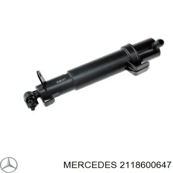 2118600647 Mercedes Injetor de fluido para lavador da luz dianteira direita