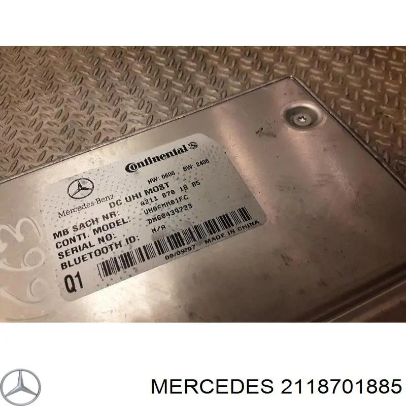 2118701885 Mercedes Unidade de controlo Bluetooth