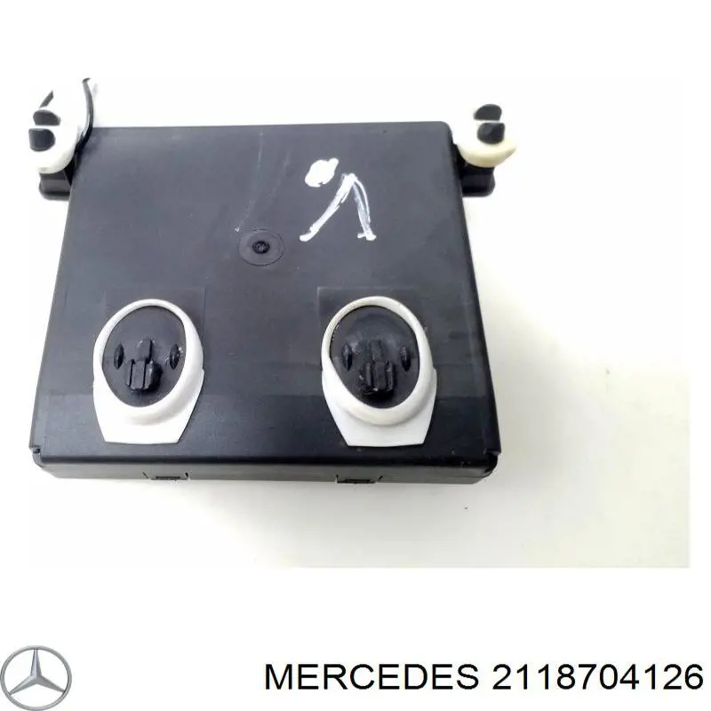 2118704126 Mercedes Módulo de conforto da porta traseira