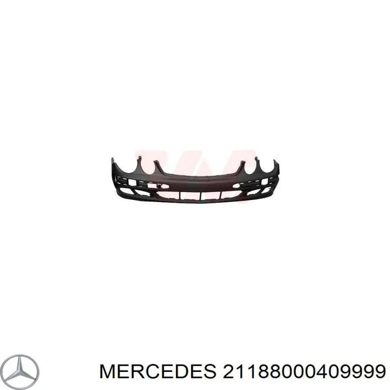 21188000409999 Mercedes Pára-choque dianteiro