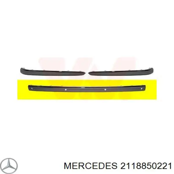 Moldura central do pára-choque traseiro Mercedes 2118850221 preço, a partir de 69,17 USD