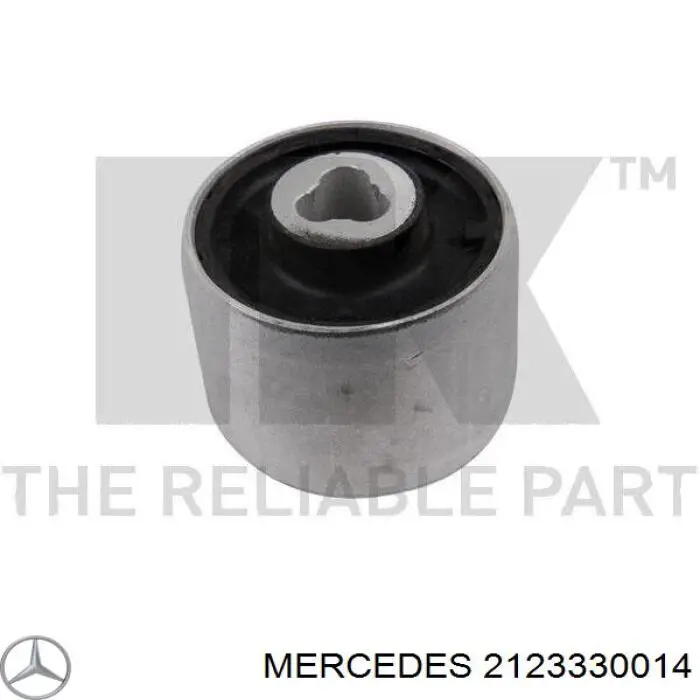 2123330014 Mercedes Bloco silencioso dianteiro do braço oscilante superior