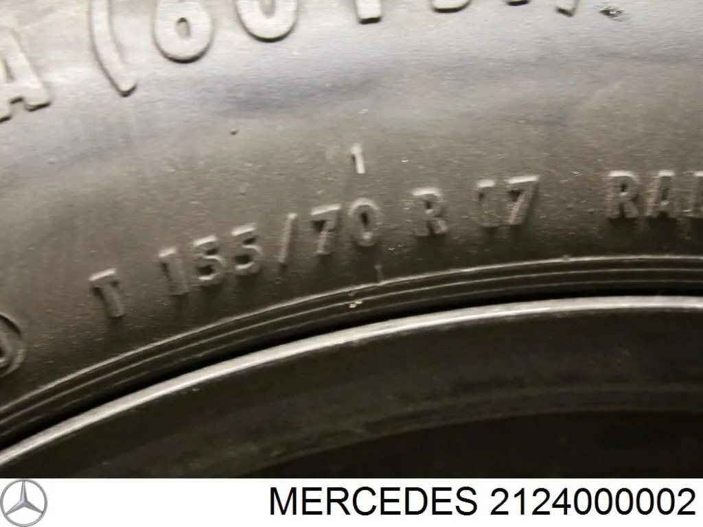 Roda de emergência Mercedes 2124000002 preço, a partir de 122,80 USD