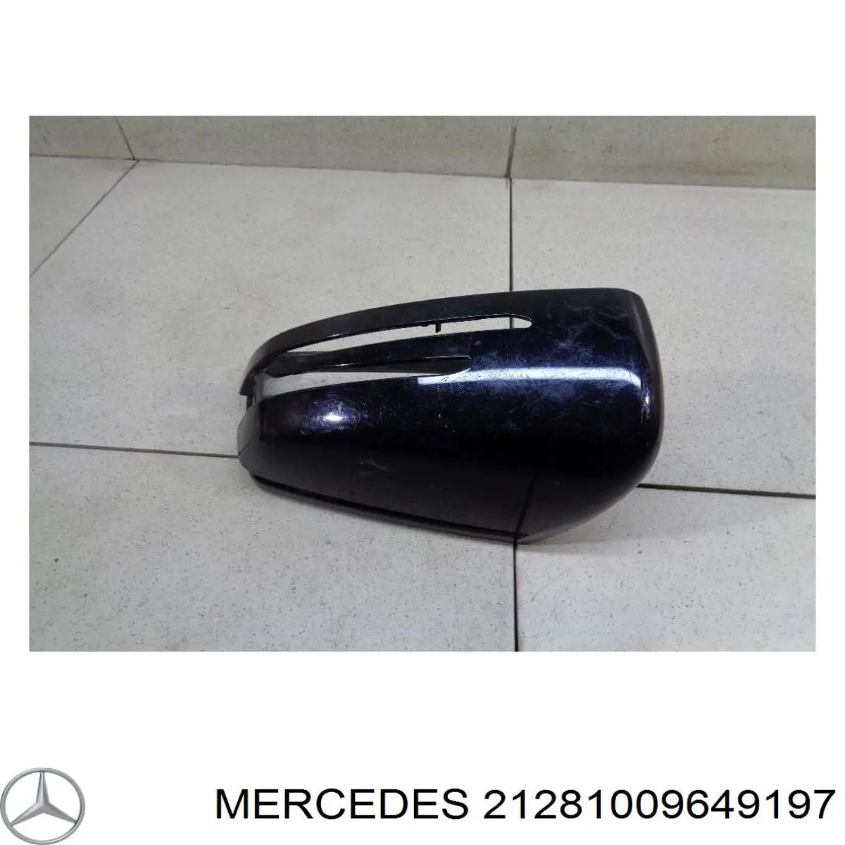 A2468110100 Mercedes Placa sobreposta (tampa) do espelho de retrovisão esquerdo