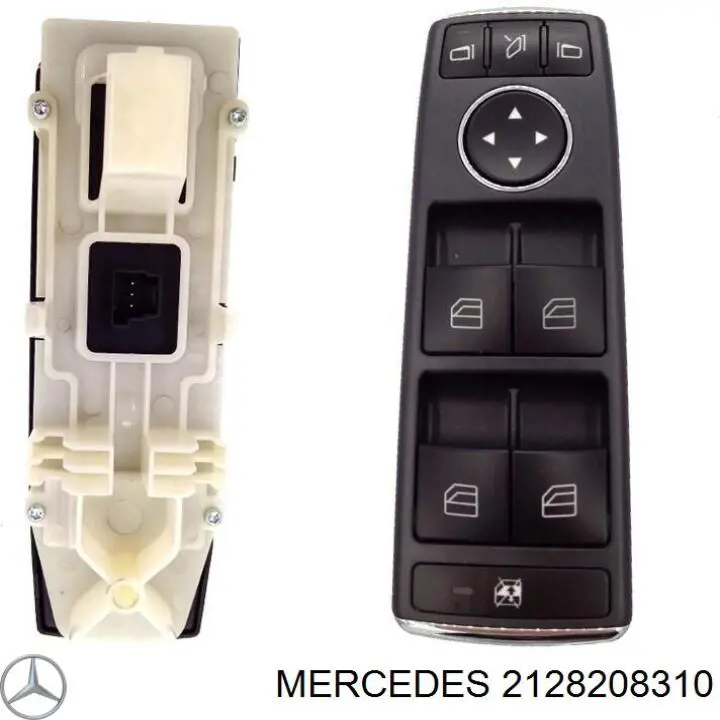 Unidade de botões dianteira esquerda de controlo de elevador de vidro Mercedes 2128208310 preço, a partir de 29,26 USD