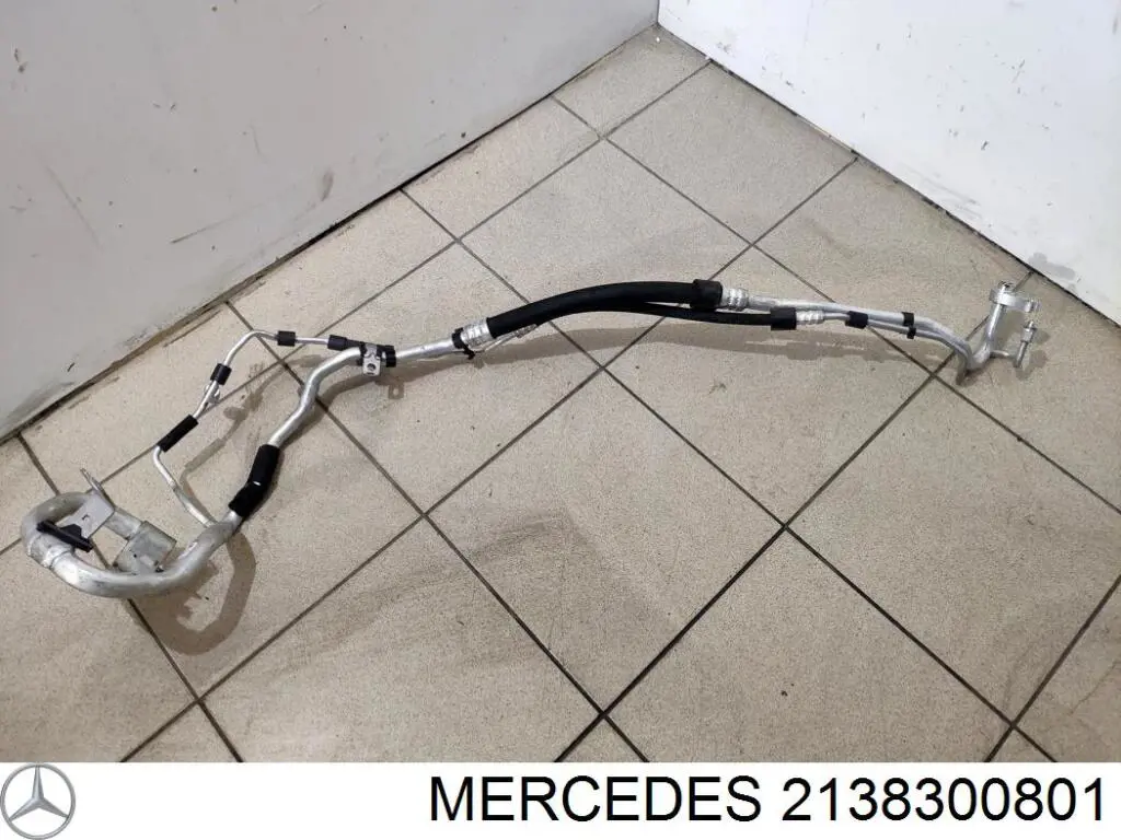2138300801 Mercedes Mangueira de aparelho de ar condicionado, desde o vaporizador até o compressor