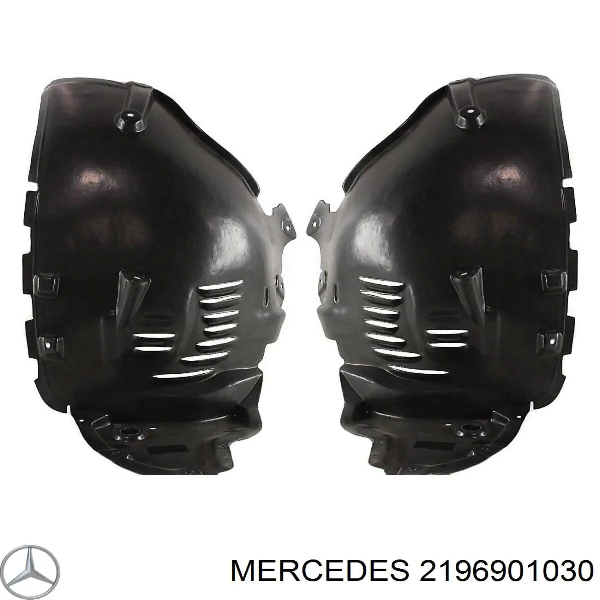 Guarda-barras direito dianteiro do pára-lama dianteiro Mercedes 2196901030 preço, a partir de 28,81 USD