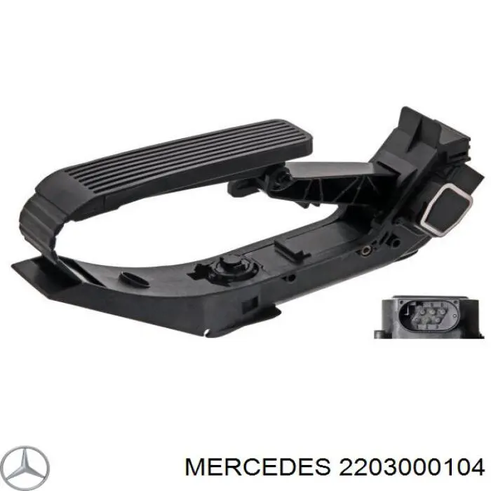 Pedal de gás (de acelerador) Mercedes 2203000104 preço, a partir de 93,64 USD