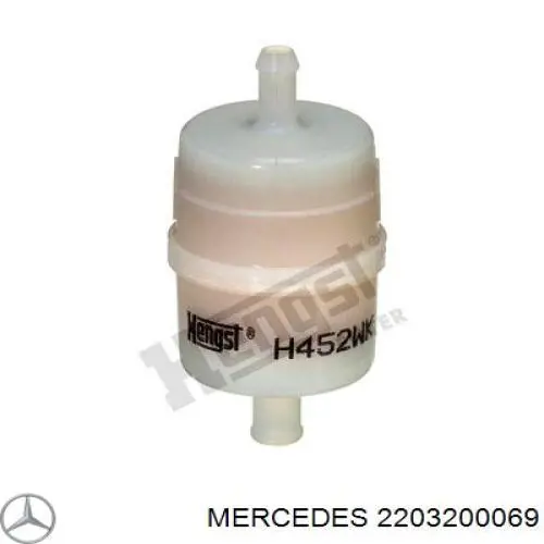 Filtro de ar do compressor de bombeio (de amortecedores) Mercedes 2203200069 preço, a partir de 15,00 USD