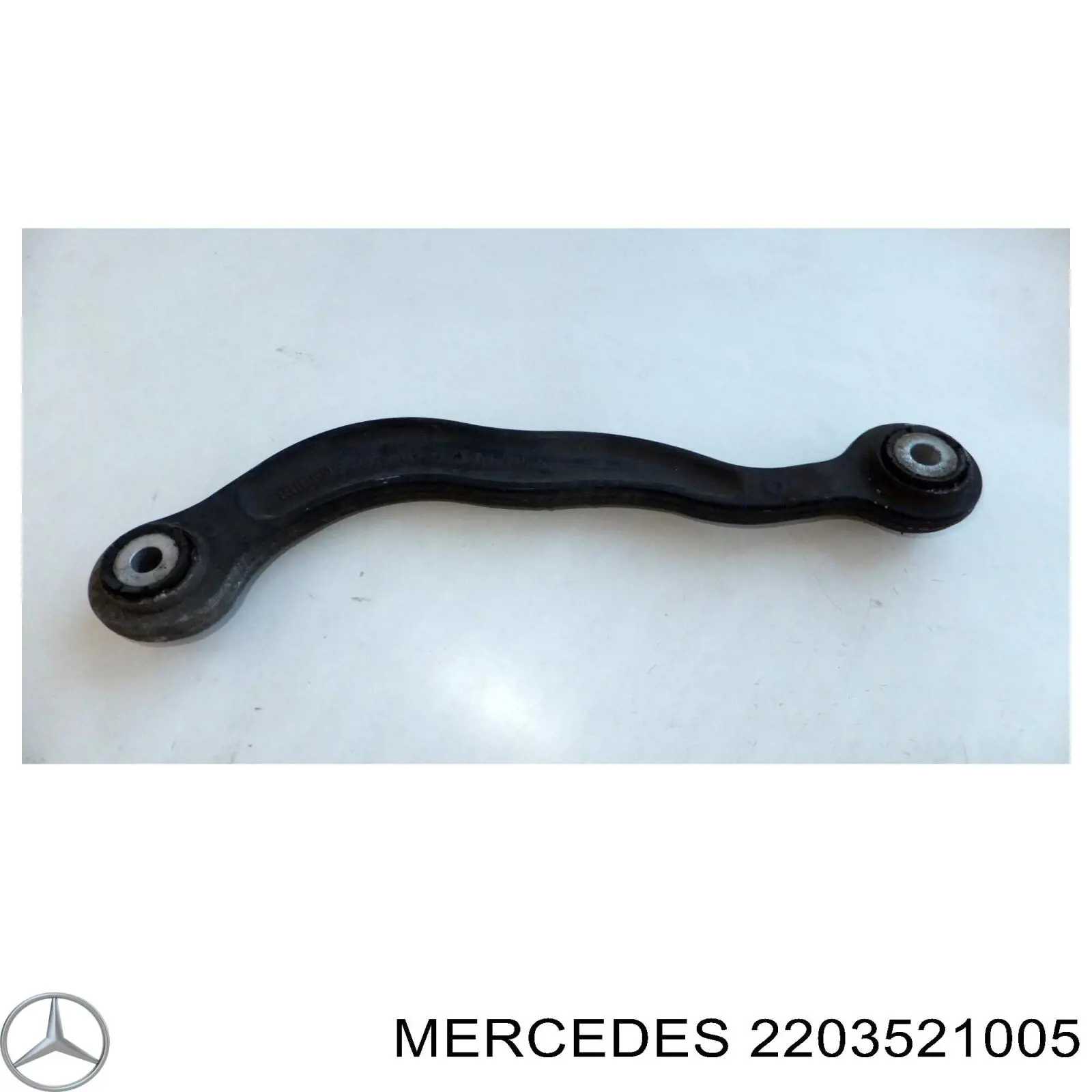 Braço oscilante superior esquerdo de suspensão traseira 2203521005 Mercedes