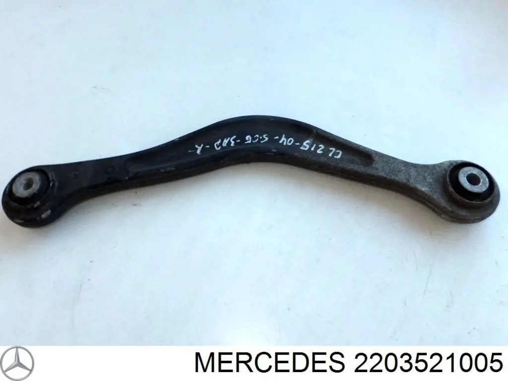 2203521005 Mercedes Braço oscilante superior esquerdo de suspensão traseira