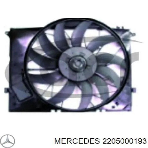 Difusor do radiador de esfriamento, montado com motor e roda de aletas Mercedes 2205000193 preço, a partir de 423,75 USD