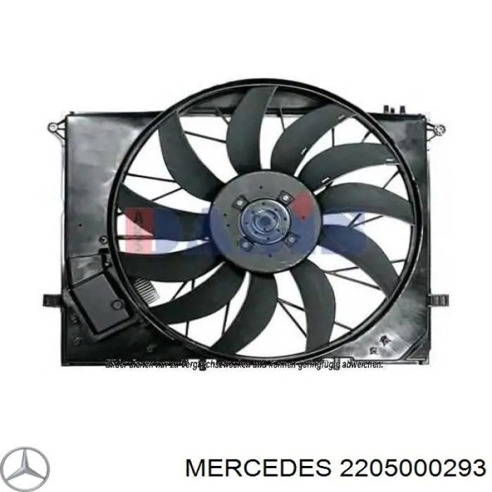 Difusor do radiador de esfriamento, montado com motor e roda de aletas Mercedes 2205000293 preço, a partir de 32,18 USD