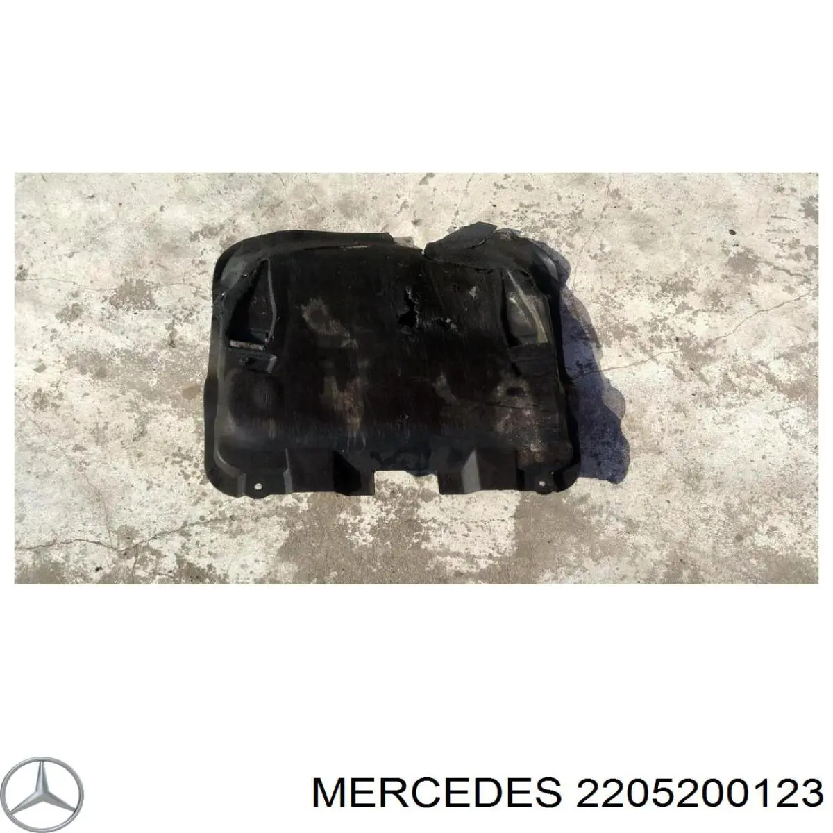  Proteção de motor, de panela (da seção de motor) Mercedes S sedan (W220) (1998 - 2005) 
