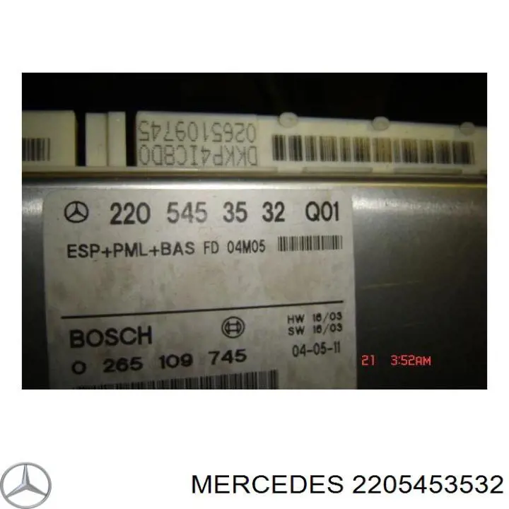Compre A2205453532 Mercedes Unidade de controlo ESP
