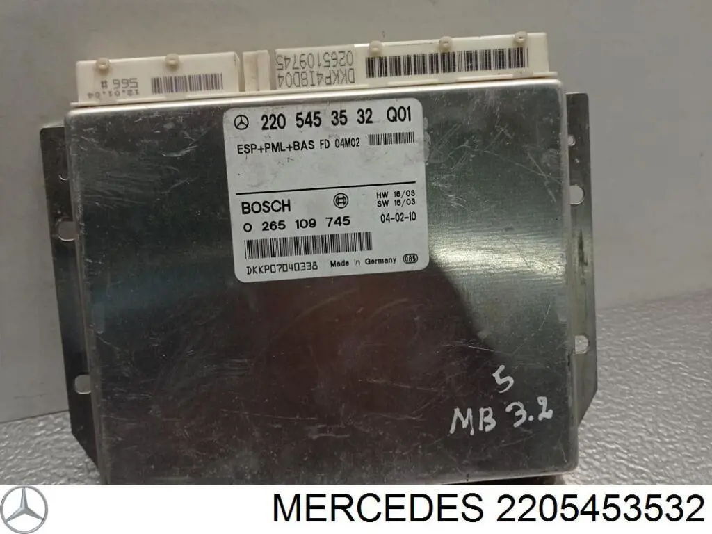 Unidade de controlo ESP Mercedes 2205453532 preço, a partir de 167,14 USD