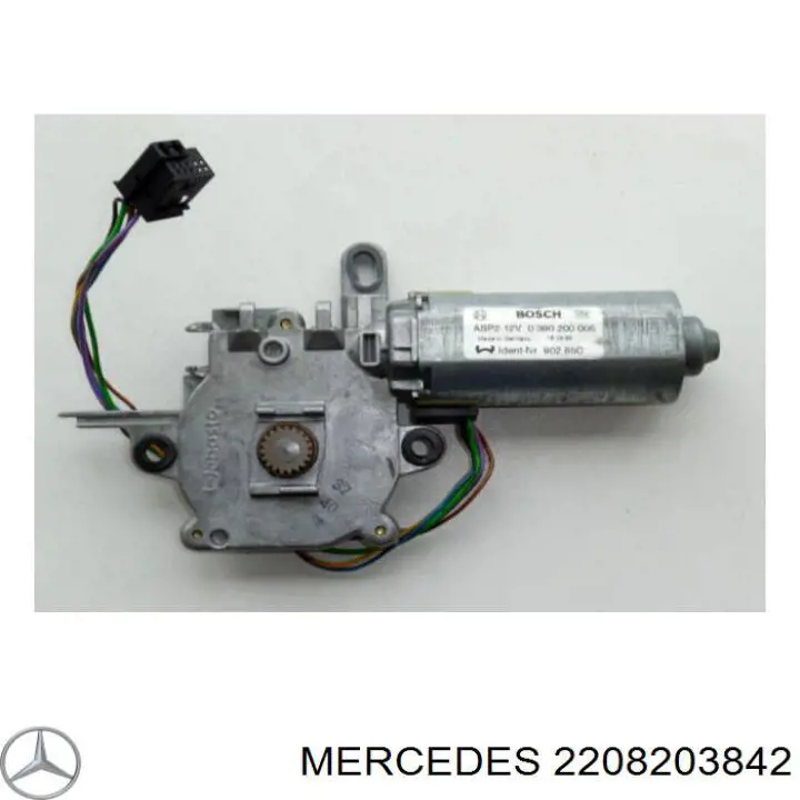 A2208203842 Mercedes Motor de acionamento de alcapão