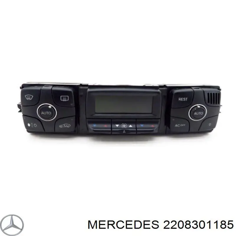 2208301185 Mercedes Unidade de controlo dos modos de aquecimento/condicionamento