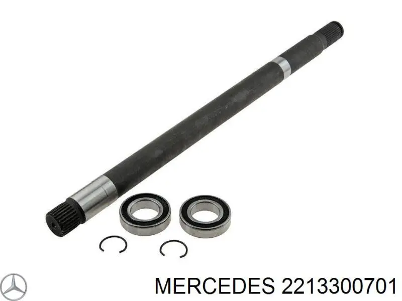 2213300701 Mercedes Veio de acionamento do semieixo intermédio