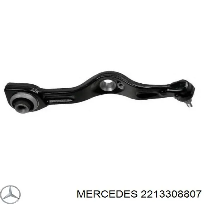 2213308807 Mercedes Braço oscilante inferior direito de suspensão dianteira