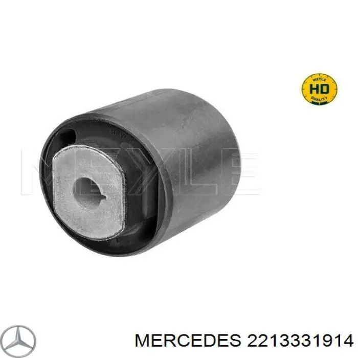 2213331914 Mercedes Bloco silencioso dianteiro do braço oscilante inferior
