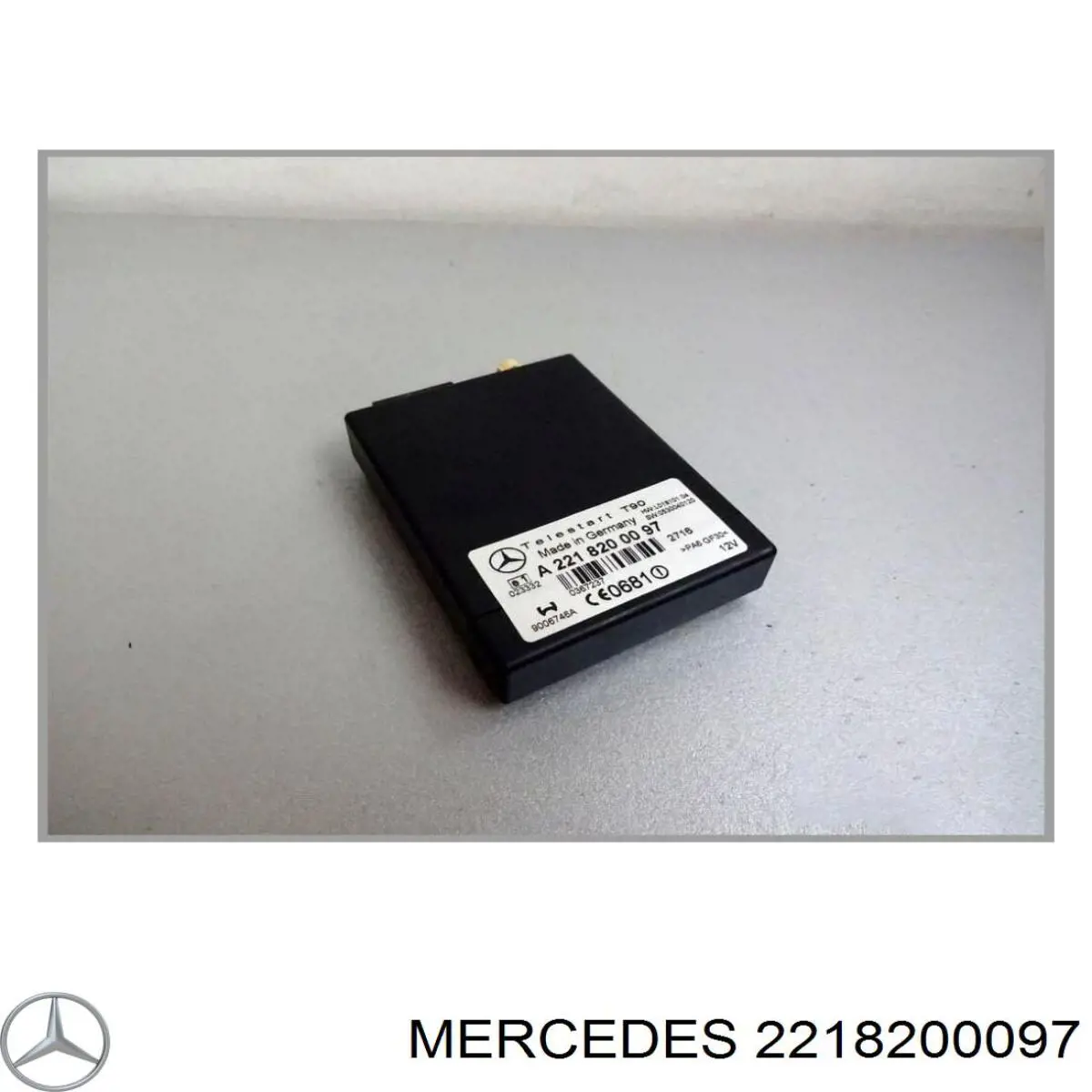 2218200097 Mercedes Módulo de controle (ECU) do aquecedor auxiliar