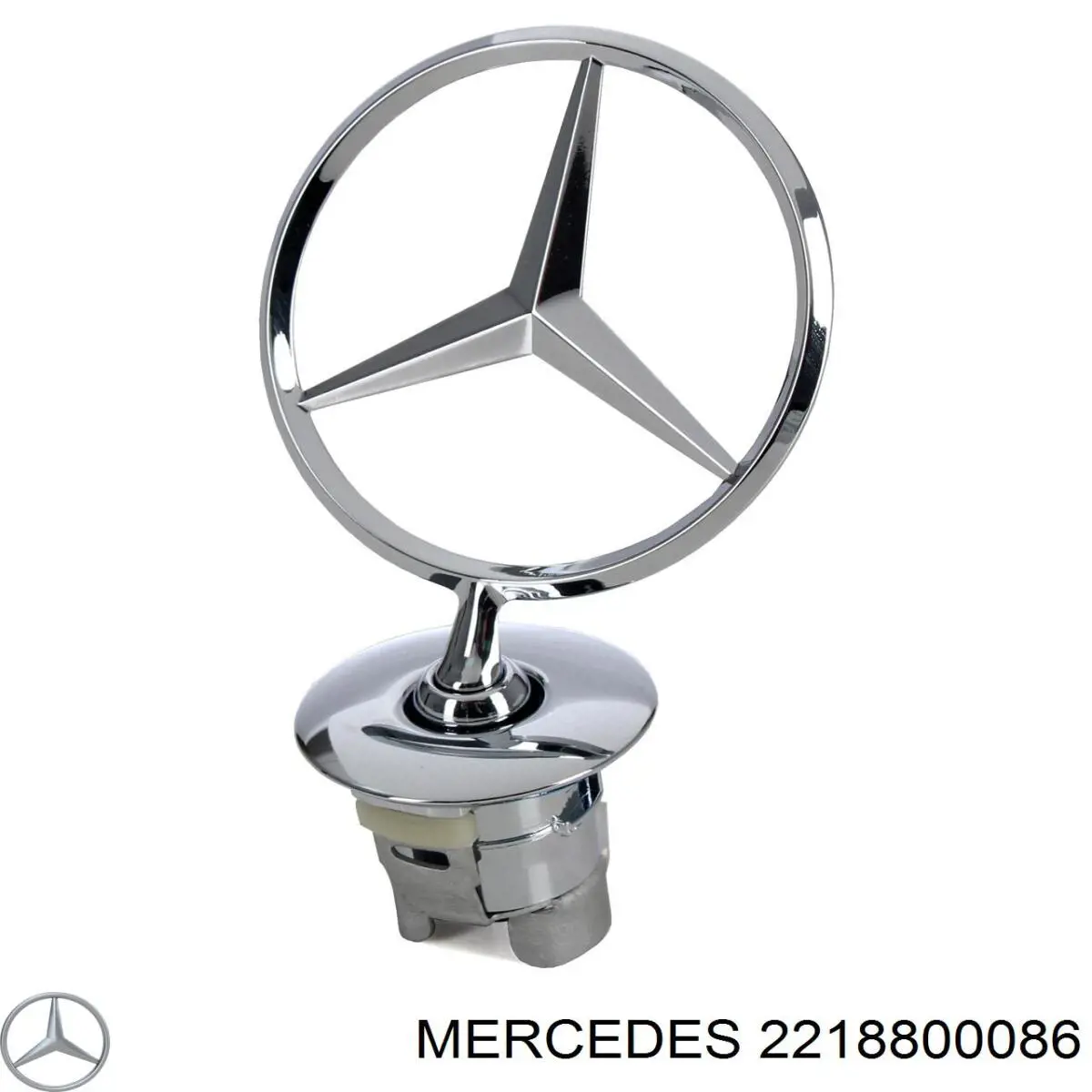 2218800086 Mercedes Emblema da capota