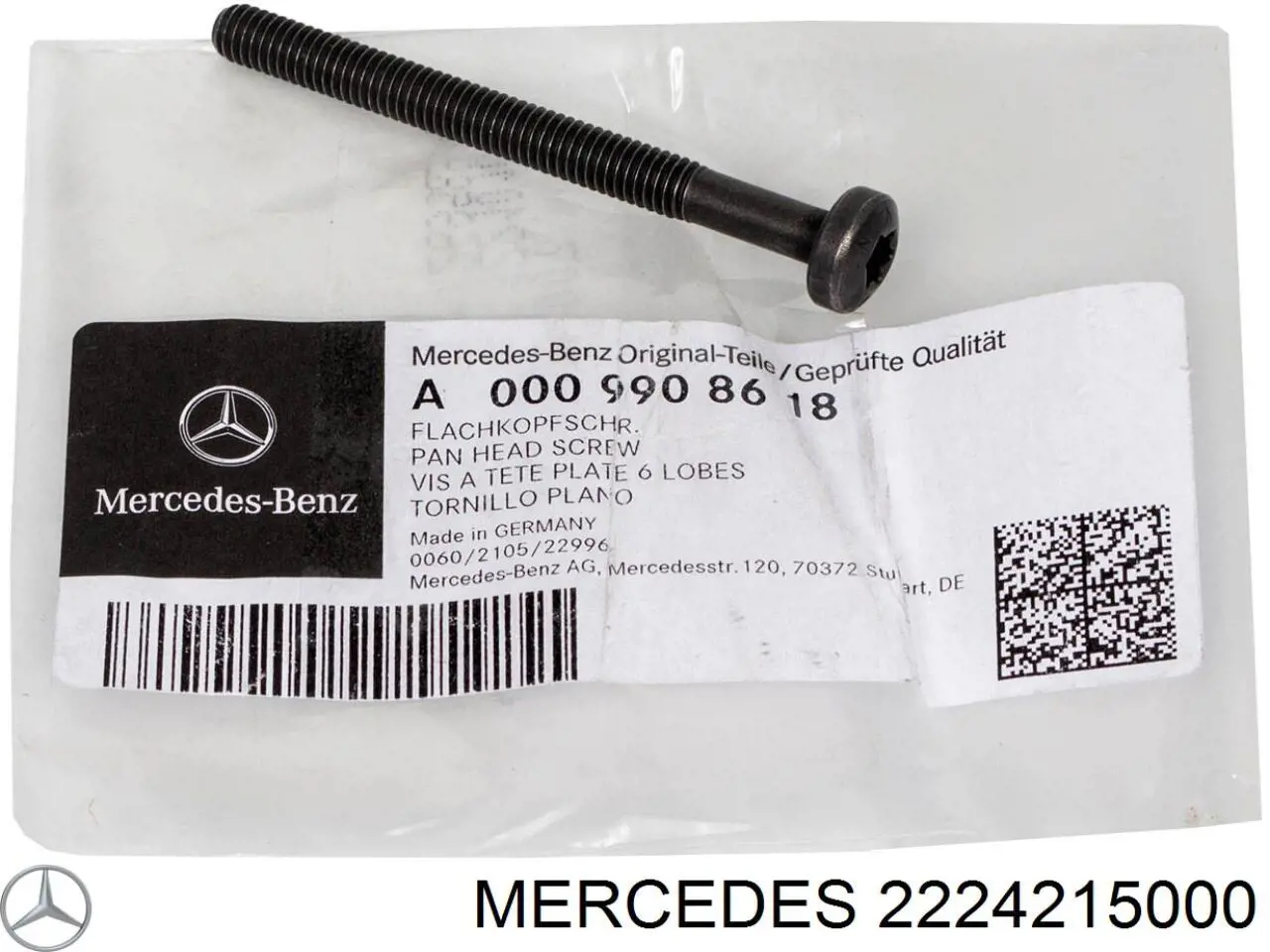 2224215000 Mercedes Disco do freio dianteiro