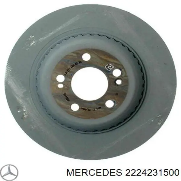 Disco do freio traseiro Mercedes 2224231500 preço, a partir de 289,96 USD