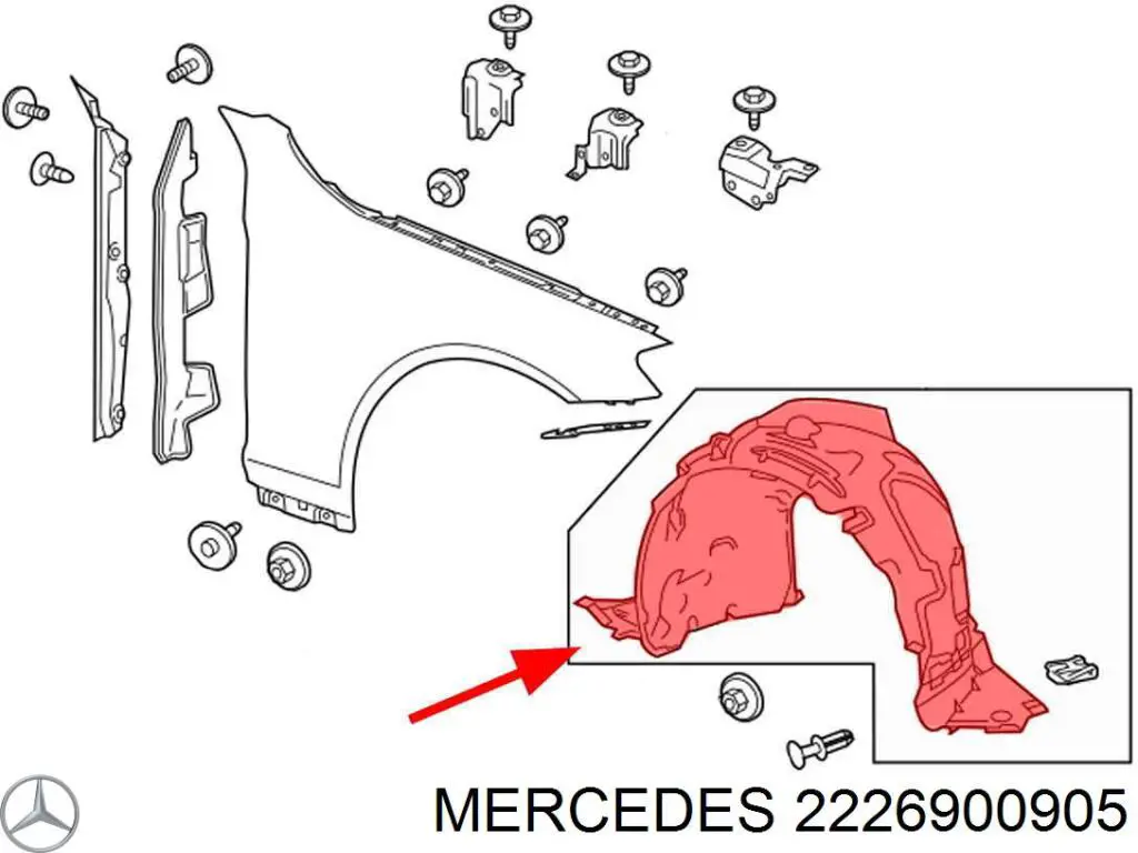  Mercedes 2226900905