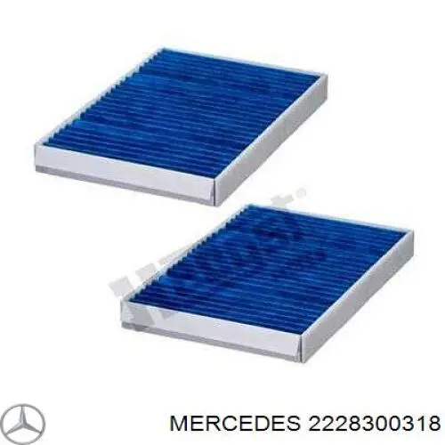 Filtro de salão Mercedes 2228300318 preço, a partir de 26,32 USD