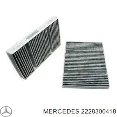 Filtro de salão Mercedes 2228300418 preço, a partir de 26,17 USD
